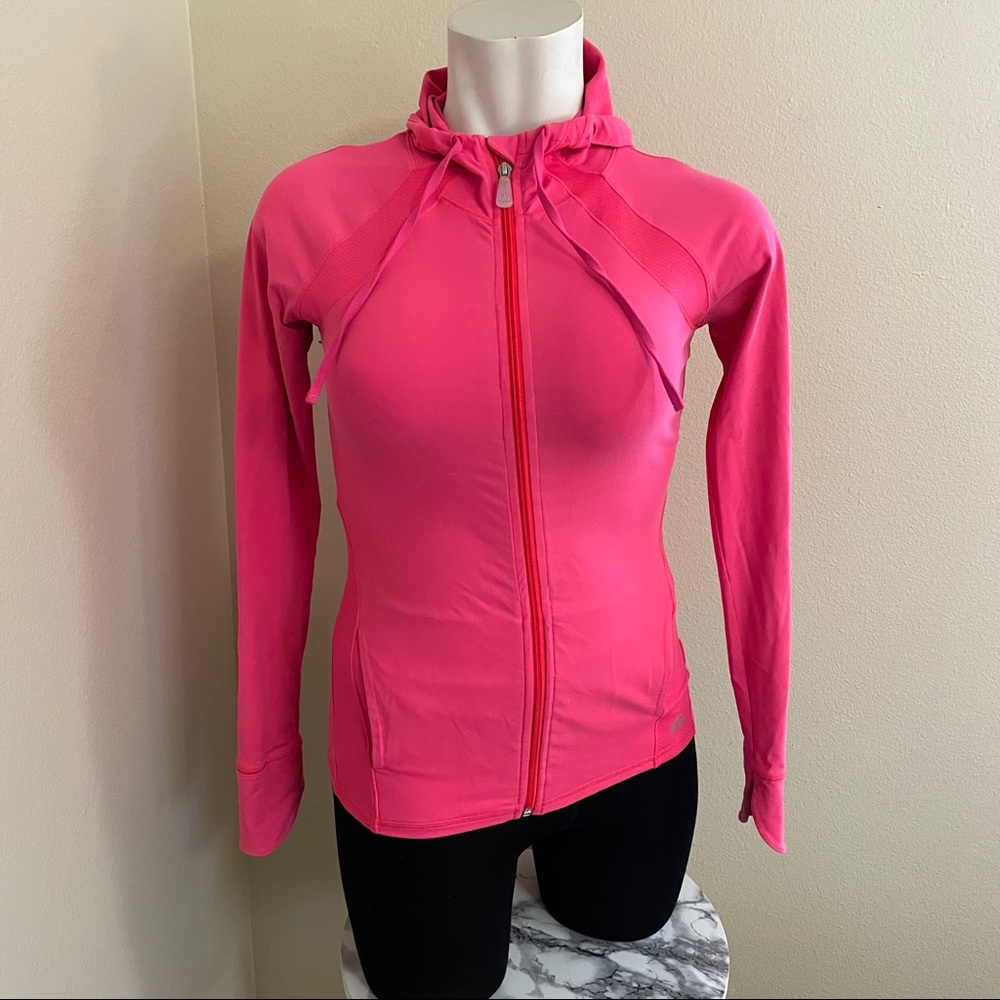 Alo yoga hot pink full zip jacket sz.M